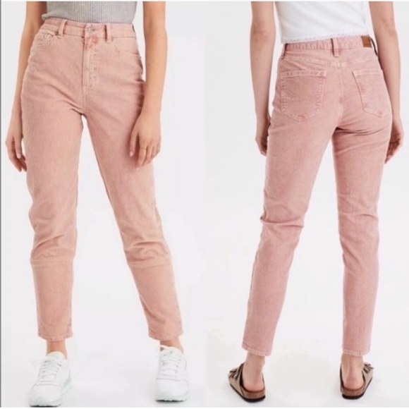 American Eagle Outfitters Mom Jean Corduroy Pants Size 10